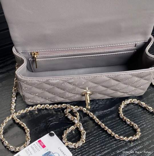Hyper Peter CHANEL Handbag With Mini Top Handle CHANELassic 0805